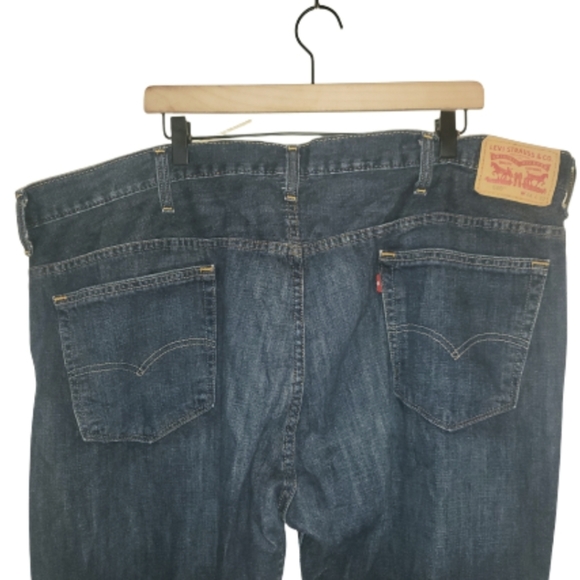 Levis 569 Big&Tall Loose Straight Blue Jeans 44W - Picture 10 of 16